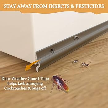 Under The Door Space Sealer Bottom Door Sealer Strip - Flexible, Sound-Proof, Reduce Noise, Door Stopper For Reduce Door Dust, Insects Protector Ideal for bedrooms, offices, and other spaces.