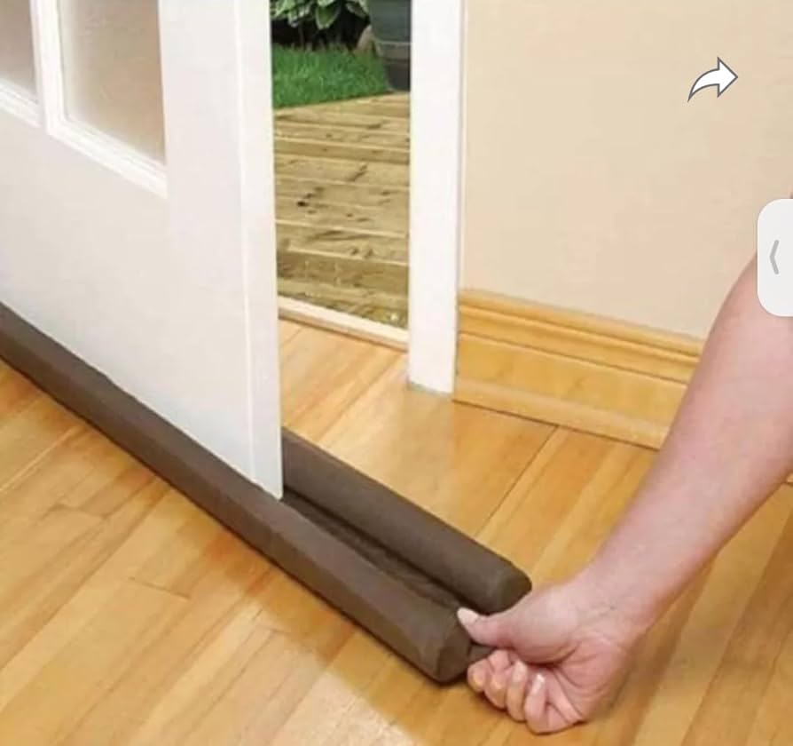 Under The Door Space Sealer Bottom Door Sealer Strip - Flexible, Sound-Proof, Reduce Noise, Door Stopper For Reduce Door Dust, Insects Protector Ideal for bedrooms, offices, and other spaces.