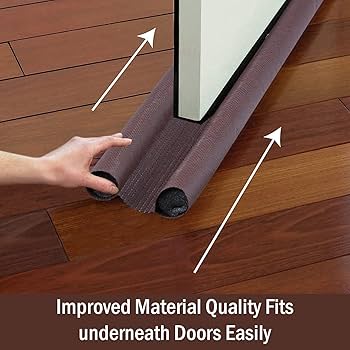 Under The Door Space Sealer Bottom Door Sealer Strip - Flexible, Sound-Proof, Reduce Noise, Door Stopper For Reduce Door Dust, Insects Protector Ideal for bedrooms, offices, and other spaces.