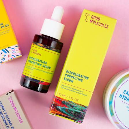 GOOD MOLECULES Discoloration Correcting Serum with Niacinamide & 3% tranexamic acid. Removes Dark Spots, Age spots, Acne Scars, Hyperpigmentation, Discolorations, Duulness, Brightens & Evens the skin.