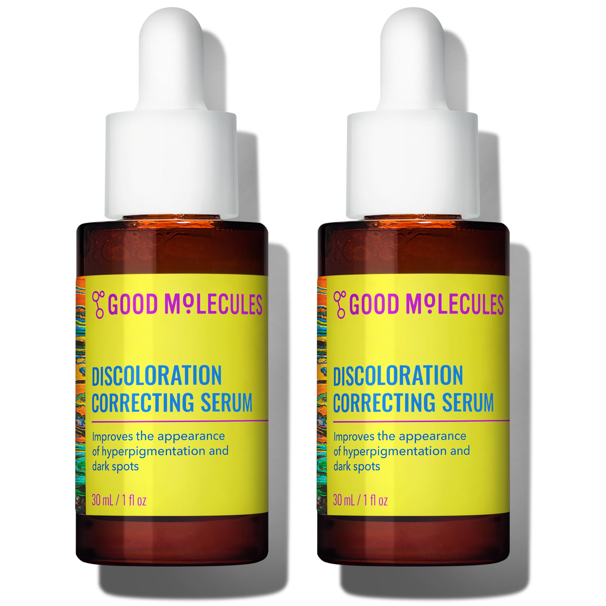 GOOD MOLECULES Discoloration Correcting Serum with Niacinamide & 3% tranexamic acid. Removes Dark Spots, Age spots, Acne Scars, Hyperpigmentation, Discolorations, Duulness, Brightens & Evens the skin.
