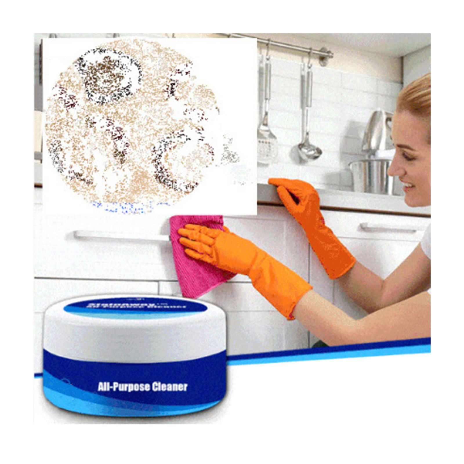 100g Stain Away Stain Away All Purpose Cleaning Cream For Stain Removal, Polishing Dry Wood, Cleaning Tiles.A small amount of cleaner creates a lot of energy and will instantly remove grease and grime