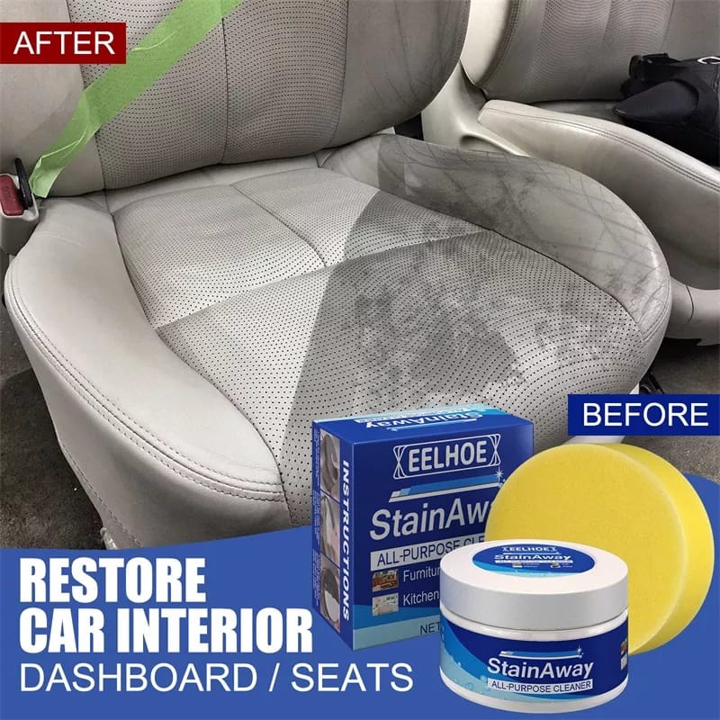 100g Stain Away Stain Away All Purpose Cleaning Cream For Stain Removal, Polishing Dry Wood, Cleaning Tiles.A small amount of cleaner creates a lot of energy and will instantly remove grease and grime