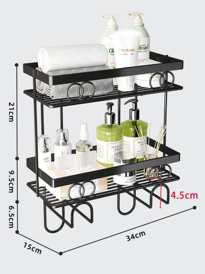 Metal Bathroom Storage Shelf Toilet Organizer Rack Bathroom Over Toilet Storage Rack Toilet Top Organizer, sturdy rust-resistant design, perfect for organizing bathroom essentials and saving space .