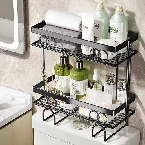 Metal Bathroom Storage Shelf Toilet Organizer Rack Bathroom Over Toilet Storage Rack Toilet Top Organizer, sturdy rust-resistant design, perfect for organizing bathroom essentials and saving space .