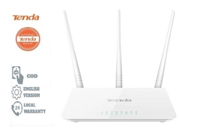 tenda F3 300Mbps Wireless WiFi Router this Wi-Fi router offers strong wireless coverage, intelligent bandwidth management, and enhanced security features to keep your devices protected.