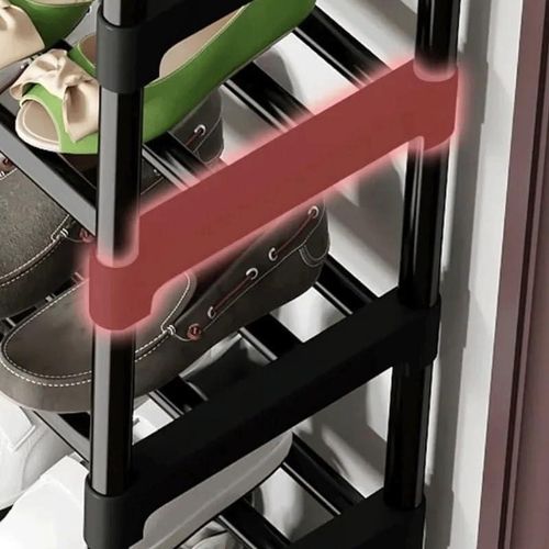 8-Layer Shoe Rack Organizer – Multi-Tier Space Saving Shoe Storage Shelf for Home & Office multi-tier shoe storage shelf provides ample space to neatly arrange sneakers, heels, flats, sandals etc.