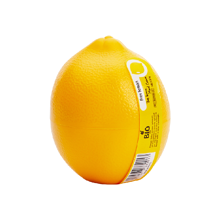 Sadoer Hydrate & Nourish Lemon Hand Cream, a moisturizing product designed to soften and repair dry, rough skin on the hands.