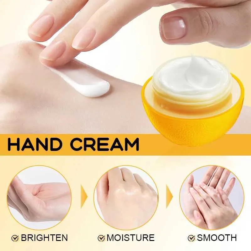 Sadoer Hydrate & Nourish Lemon Hand Cream, a moisturizing product designed to soften and repair dry, rough skin on the hands.