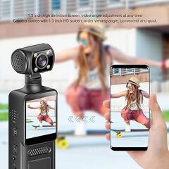 FHD Security Body Camera With Motion Detection, Noise Reduction, And WiFi Connectivity – 2MP Mini Cam this wearable body cam includes infrared night vision for clear footage in low light, motion .