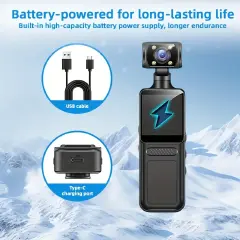 FHD Security Body Camera With Motion Detection, Noise Reduction, And WiFi Connectivity – 2MP Mini Cam this wearable body cam includes infrared night vision for clear footage in low light, motion .