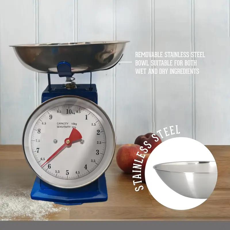 20kgs kitchen balance scale It features a clear, graduated display for accurate readings and a top loop and bottom hook for convenient use.is a reliable and easy-to-use mechanical weighing tool design