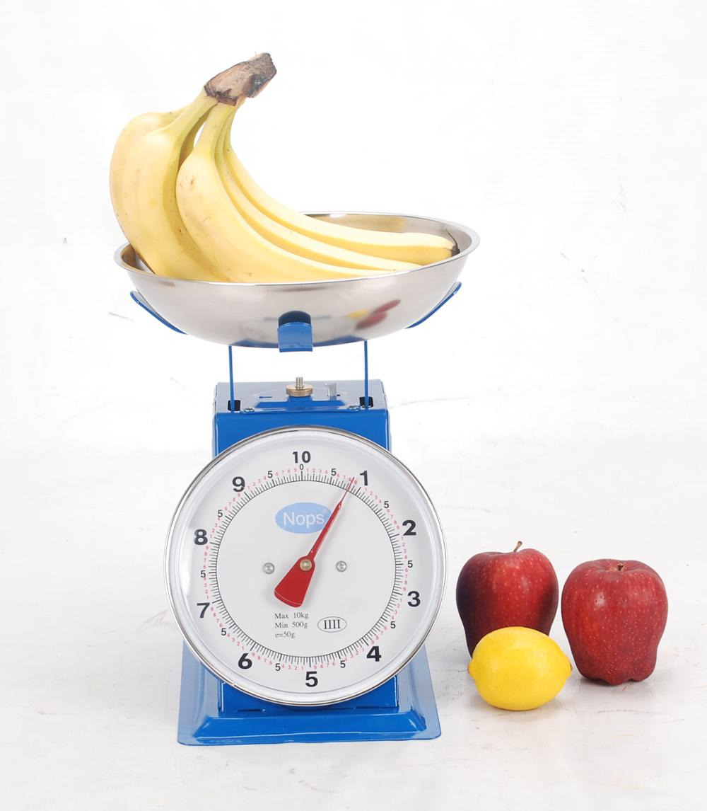 20kgs kitchen balance scale It features a clear, graduated display for accurate readings and a top loop and bottom hook for convenient use.is a reliable and easy-to-use mechanical weighing tool design