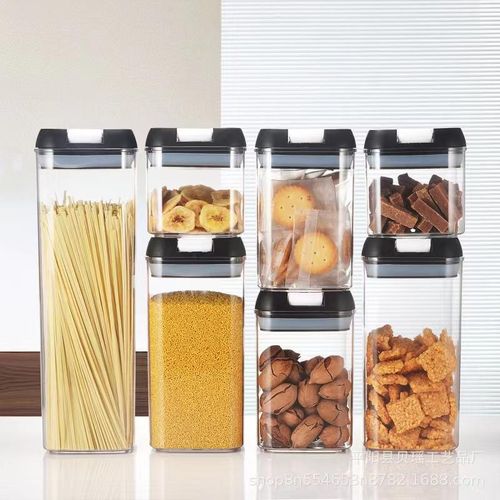 Acrylic 7pcs food storage containers set includes a variety of sizes, making it ideal for storing pasta, candies, lentils, marshmallows, cereals, and more help keep your dry foods fresh while maintain