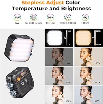 AY-83 RGB LED Photography Light – Mini Rechargeable Pocket Lighting Kit is a compact, versatile lighting solution designed for photographers, content creators, and live streamers who need professional