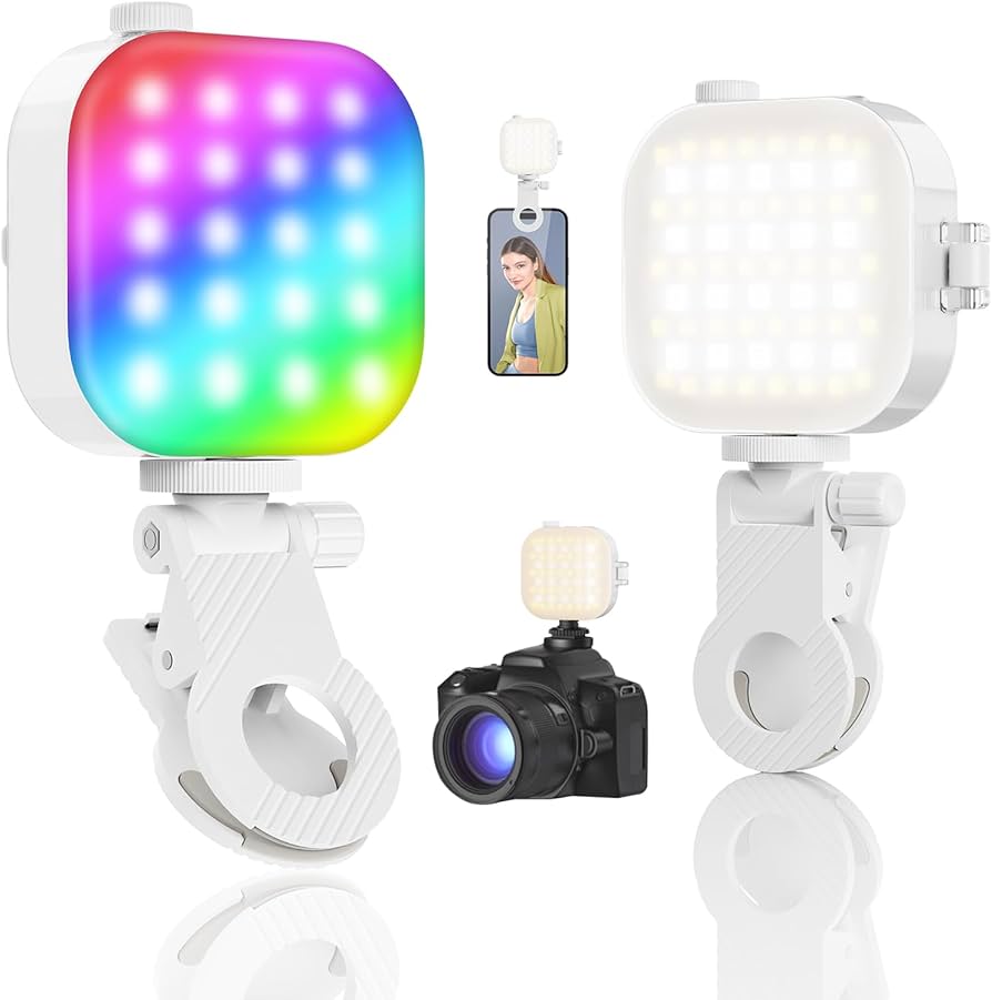 AY-83 RGB LED Photography Light – Mini Rechargeable Pocket Lighting Kit is a compact, versatile lighting solution designed for photographers, content creators, and live streamers who need professional