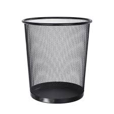 Dustbin Mesh Classy Black- (Small, Medium & Big).Suitable for disposing of dry wastepaper in living rooms, bathrooms, or workspaces. Lightweight, circular, tapered, and open-top design for ventilation