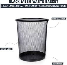 Dustbin Mesh Classy Black- (Small, Medium & Big).Suitable for disposing of dry wastepaper in living rooms, bathrooms, or workspaces. Lightweight, circular, tapered, and open-top design for ventilation