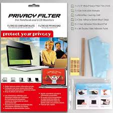 15.6-inch laptop privacy screen filter.It restricts the viewing angle to limit visibility from sides,keeping confidential information safe from prying eyes  reduce glare and protect the laptop display