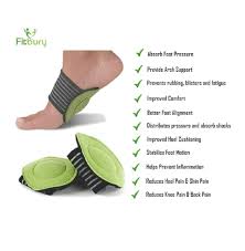 Arch Support Shoe Insoles Flat Feet Pad Plantar Fascilis is a thick band of tissue spanning from the heel to the foot’s end. The plantar fascia absorbs the pressures and shock placed on the foot .