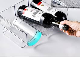 3 in 1 Wine Rack Stackable Wine Holder Kitchen Bottle Storage Rack Refrigerator Organizer Can Beer Wine Bottle Holder Rack Organizer  used to store red wine, canned beer, drink bottles, soda bottles.