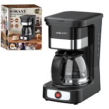 Sokany Coffee Maker SK-04045 drip coffee maker, a compact electric machine designed for home or office use. This 650W appliance features a 750ml water tank, typically suitable for brewing 6cups.