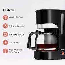 Sokany Coffee Maker SK-04045 drip coffee maker, a compact electric machine designed for home or office use. This 650W appliance features a 750ml water tank, typically suitable for brewing 6cups.