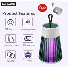 Electric Mosquito Killer Lamp – USB Powered Insect Trap with UV Light & Silent Suction Fan for Home, Bedroom,Office & Outdoor Use this device provides an eco-friendly solution without harmful chemical