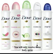 Dove deo spray pomegranate, 150ml Dove Antiperspirant Deodorant Sprays, primarily from the Go Fresh and Nourishing Secrets lines or providing long-lasting protection (up to 48 or 72 hours.