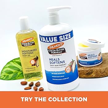 Palmer's Cocoa Butter Vitamin E Heals Softens Dry Skin Lotion (1L) is a luxurious,deeply moisturizing lotion designed to provide intense hydration and nourishment for dry skin Suitable for eczema