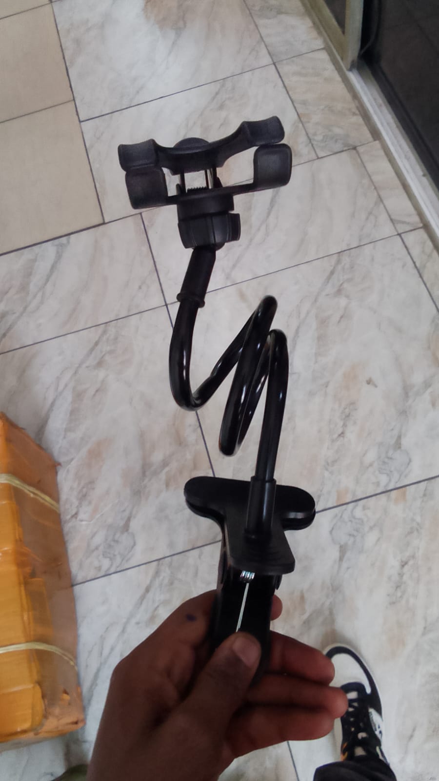 Universal Lazy Bracket Mobile Phone Holder Gooseneck Stand Stents Flexible Bed Desk Table Clip Bracket For Smartphone Holder