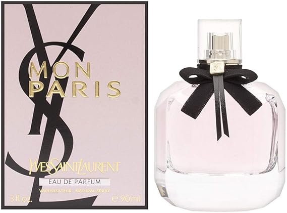 Mon Paris by Yves Saint Laurent for Women - Eau de Parfum, 90 ml PLUS AUTOMIZER PERFUME BOTTLE REFILL