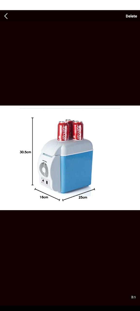 #UPTO OFFER OF *Car Refrigerator, 7.5L Portable Freezer Low Noise Mini Electric Compressor Cooler Warmer with Thickened Inner Liner Car Fridge for Camping, Outdoor, Vehiclel, Travel, Home, Party