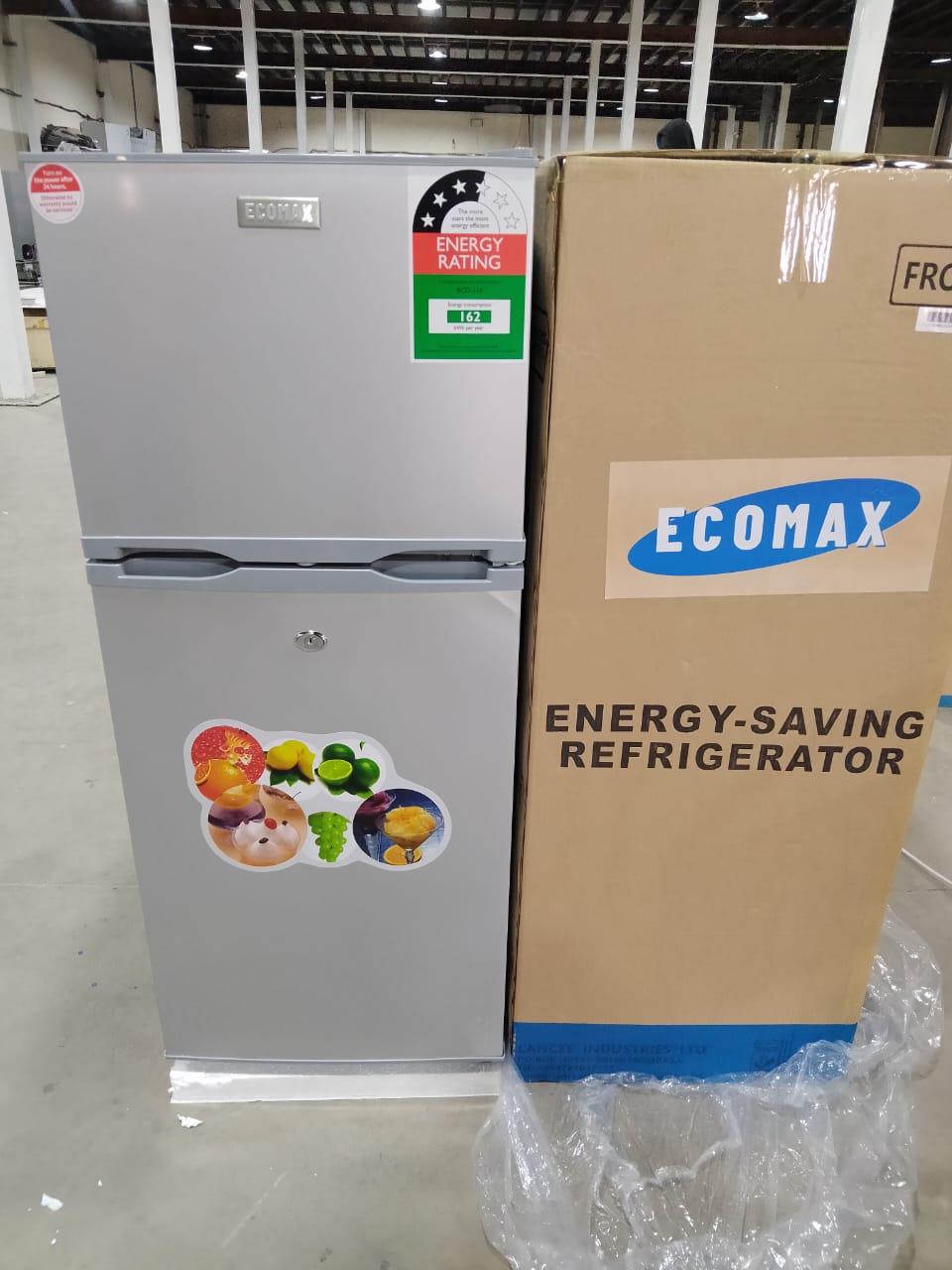 Ecomax 118 Litres Double Door Refrigerator, Double Door, long Durability, Energy Saving, CFC Free, Stylish Handle.