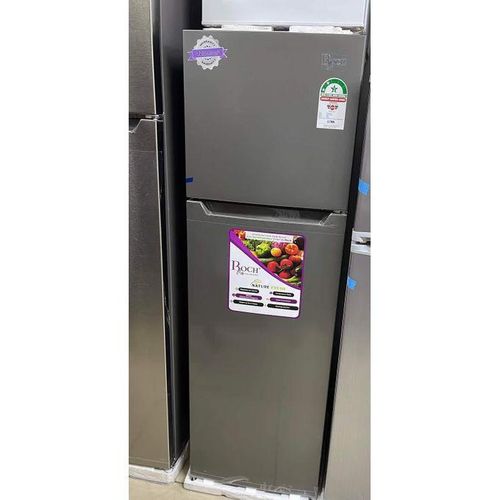 ROCH (RFR-180-DT-B) 168 LITRES DOUBLE DOOR REFRIGERATOR, Mechanical control, Energy saving and low noise, Stylish LED Light, Reversible door.