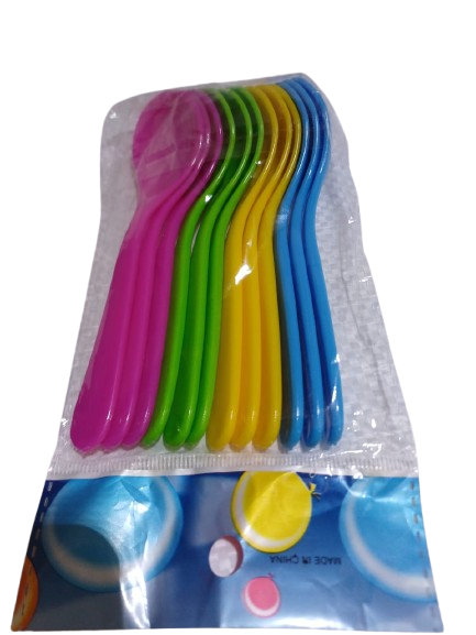 12‑Piece Silicone Baby Feeding Spoons Set -  Set of 12 soft, safe silicone spoons for babies, Gentle on gums and ideal for newborns and toddlers.