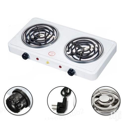 CLEARANCE OFFER Rashnik Portable Electric Double Spiral Coil Hot Plate 2-Burner