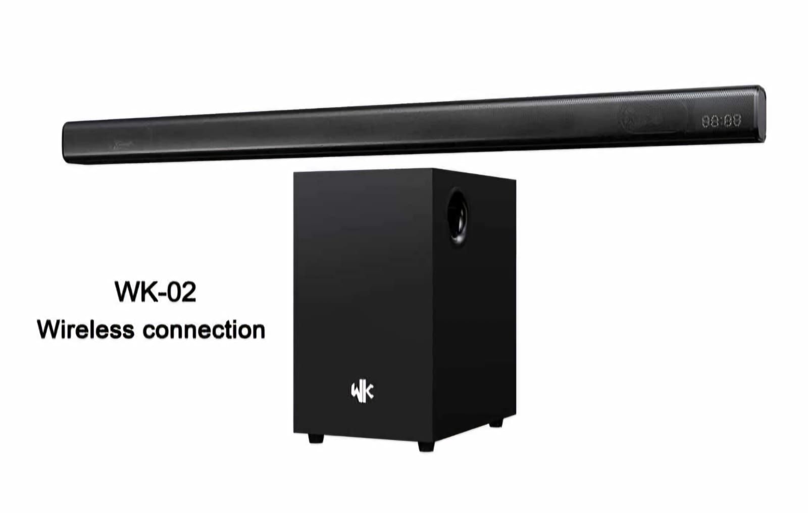 CLEARANCE OFFER WK wireless connectivity soundbar spear system fm/bt/usb