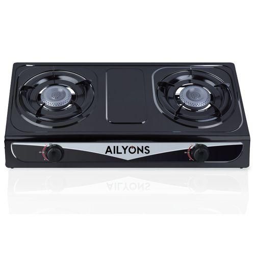 CLEARANCE OFFER AILYONS GS013-2 Gas Cooker Stainless Steel Double Burner