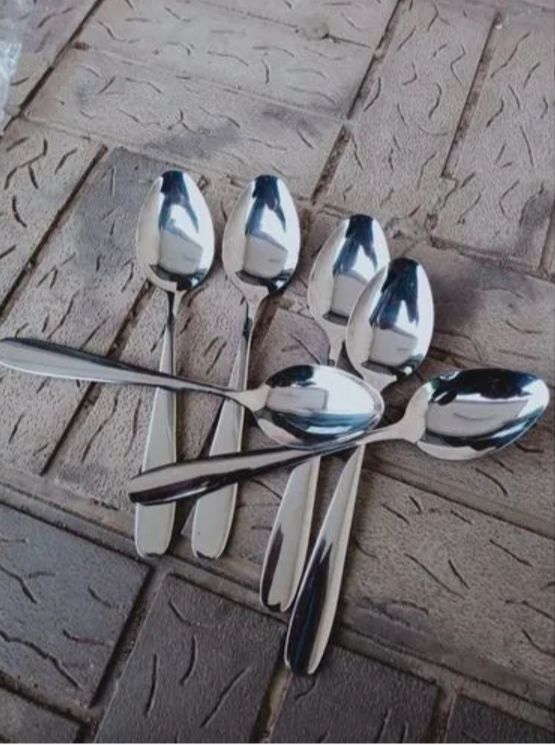 CLEARANCE OFFER Stainless Steel Dinner Table Spoons Set 6pcs