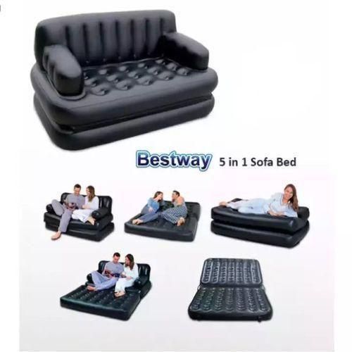 CLEARANCE OFFER 5 N 1 Bestway Inflatable 2-seater Sofa-bed With Pump