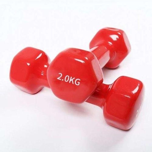 CLEARANCE OFFER 2kgs PAIR Dumbell Sets Weight Neoprene Shaped