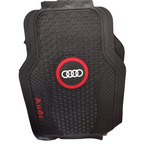 CLEARANCE OFFER Audi Universal Heavy Audi Branded Rubber Car Floor Mats 5pcs Set -Audi Car Mats