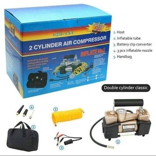 CLEARANCE OFFER Portable DC 12V Electric Car Tyre Inflator Pump Auto Car Pump Air Compressor Pressure Digital Car Compressor with double cylinder