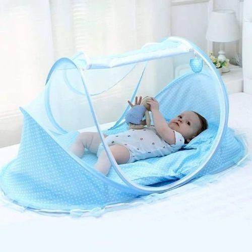 CLEARANCE OFFER Premium Foldable Baby Bassinet Portable Sleeping Nest with Mosquito Net Travel Crib for Newborns