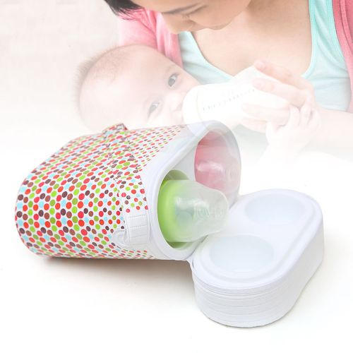 CLEARANCE OFFER Baby Bottle Warmer+2Free Feeding Bottle Portable Thermal Bag