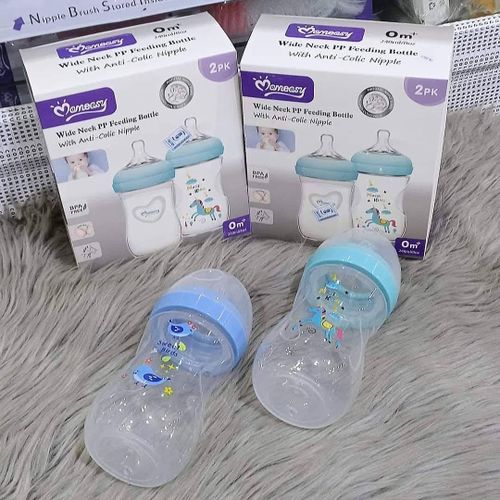 CLEARANCE OFFER Momeasy Mom Easy Wide Neck Feeding Bottle With Soft Nipple