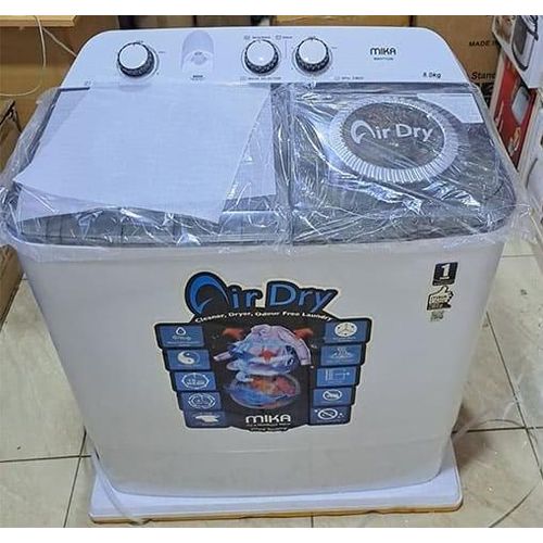 CLEARANCE OFFER Mika Washing Machine, 9kg, Semi Auto Single Tub