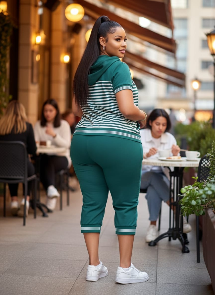 FIRST CLASS SEMI TURKEY STYLISH 3\4 LADIES TRACKSUITS PERFECT FOR CASUAL WEAR,TRAVEL OR WORKOUTS