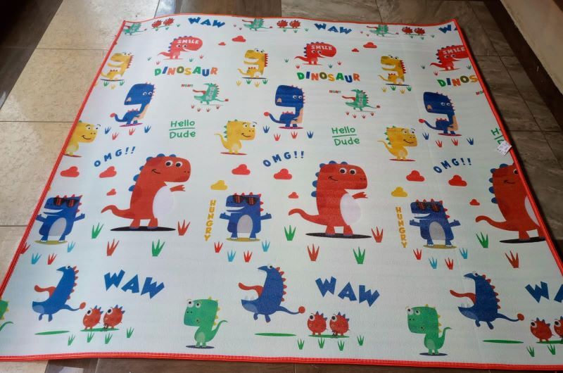 Kids Creativity Playmat TO boost faster learning and cultivates creativity.  Material ; vinyl(waterproof)
